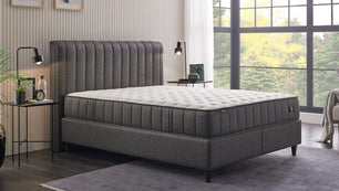 YATAS | Ionic | Boxspring | Geweven Zwart