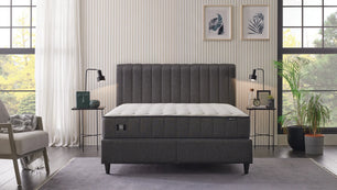 YATAS | Ionic | Boxspring | Geweven Zwart