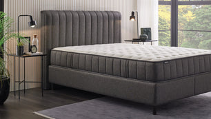 YATAS | Ionic | Boxspring | Geweven Zwart