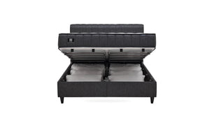 YATAS | Ionic | Boxspring | Geweven Zwart