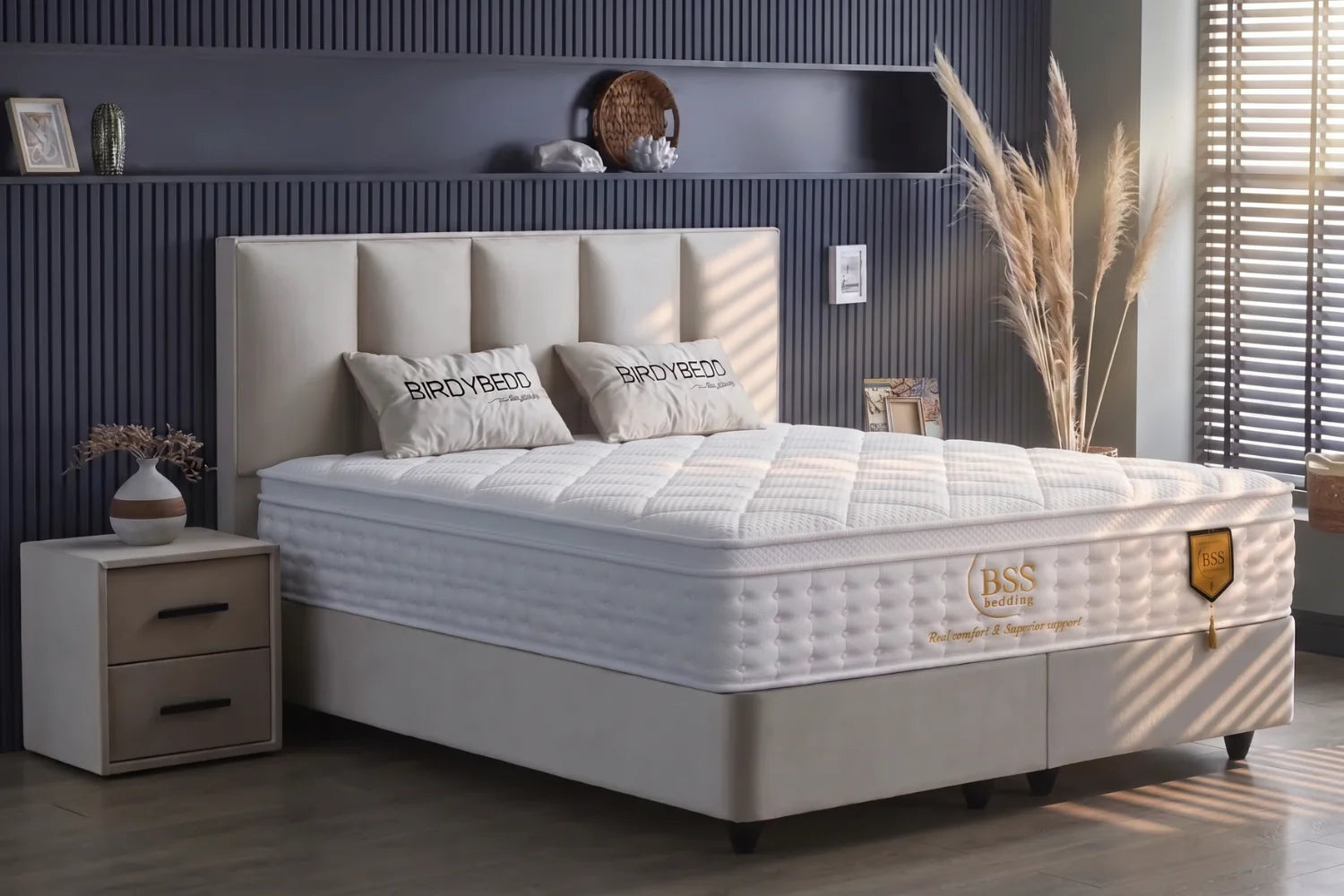BSS BIRDY Boxspringbedset | Matras H3