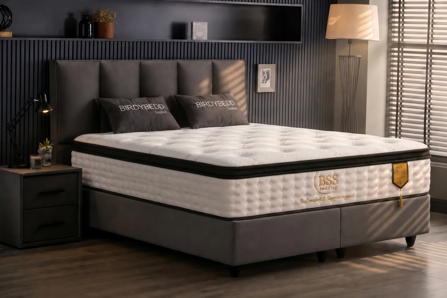 BSS BIRDY BEDS Boxspringbedset | Matras en topper H3