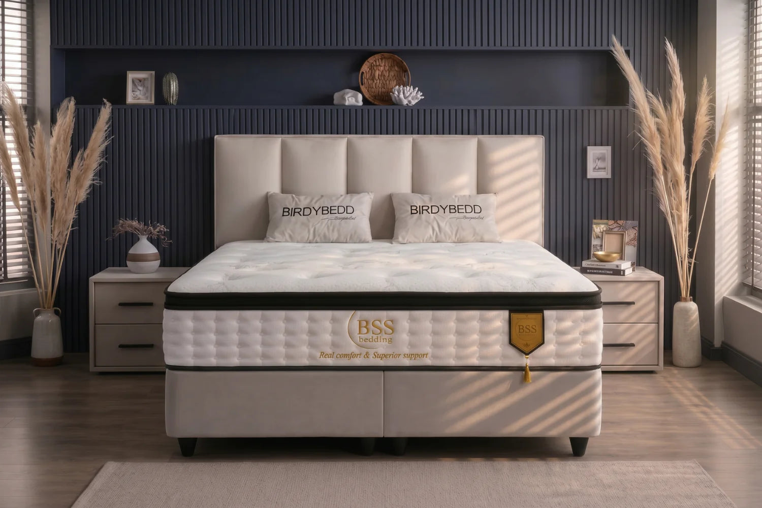 BSS BIRDY BEDS Boxspringbedset | Matras en topper H3