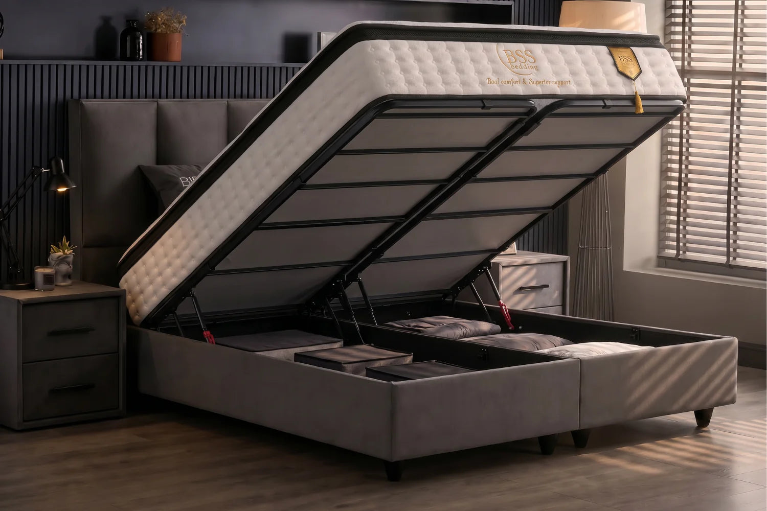 BSS BIRDY BEDS Boxspringbedset | Matras en topper H3
