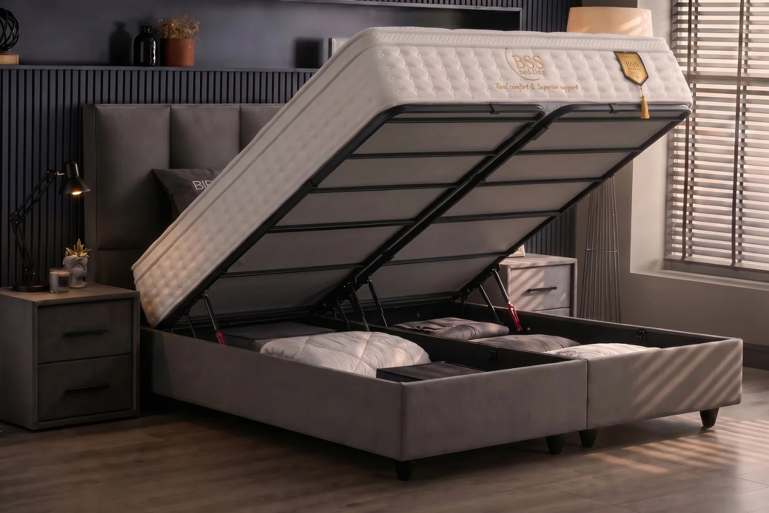 BSS BIRDY Boxspringbedset | Matras H3
