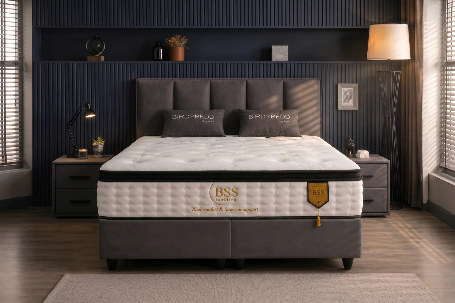 BSS BIRDY BEDS Boxspringbedset | Matras en topper H3