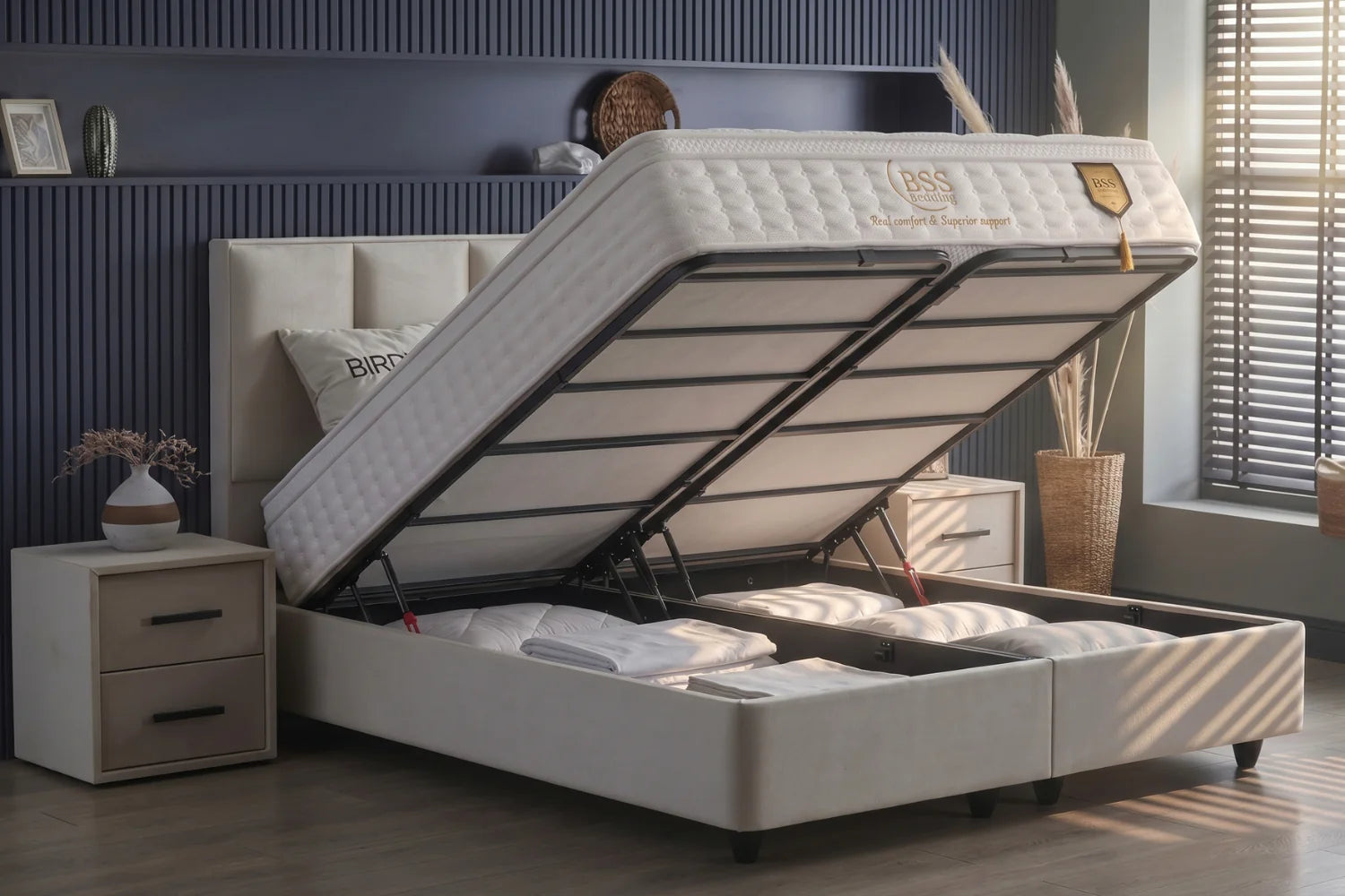 BSS BIRDY Boxspringbedset | Matras H3