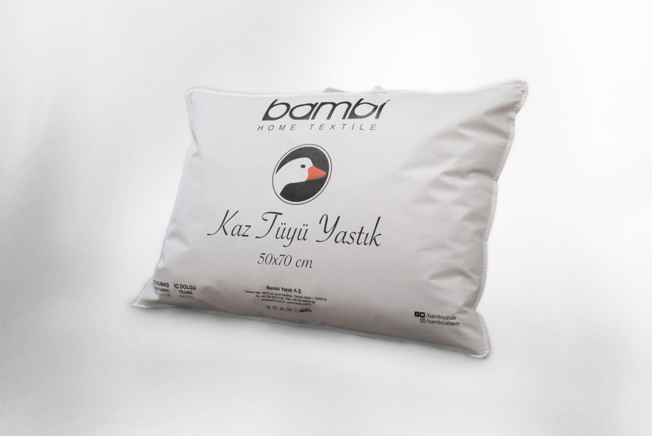 Bambi Gänsefederkissen 50×70 cm - PointHome GmbH