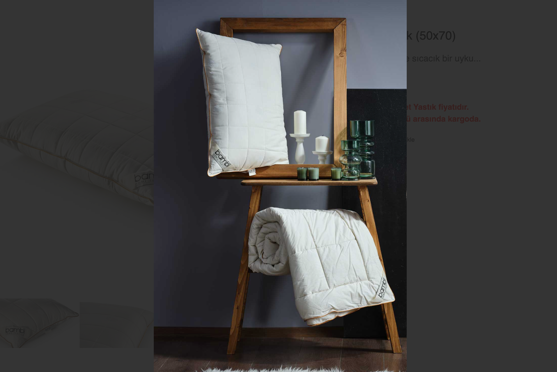 Bambi Wollkissen (50x70 cm) - PointHome GmbH